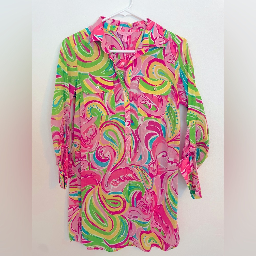 Lilly Pulitzer swim tunic coverup